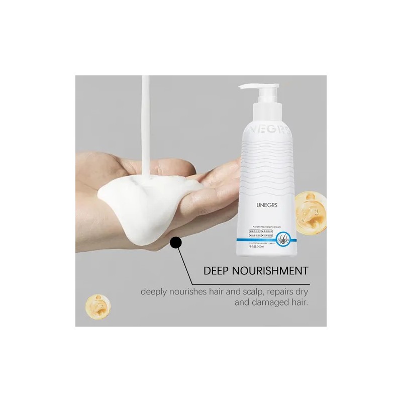 Crema Revitalizante De Keratina - Crema Enriquecedora De Ker