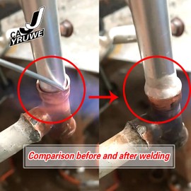 Cajjyruwe 10 m Aluminum Welding Rod 6 Meters Low Temperature Universal Weld Wire for Al Copper Iron Steel Repairing Objects Home Goods Fluidity Easy Weld Metal Solder low temp Repair Soldering Tool