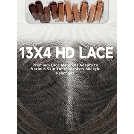 Reddish Brown Lace Front Wigs 13×4 HD Guleless Wig Pre Plucked for Women Synthetic Natural Lace Hairline Wigs for Beginner Ginner Copper Layered Hair 26inch