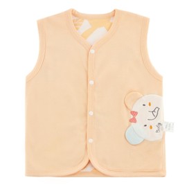 POBIDOBY Purborn Baby Vest for Girls & Boys, Purcotton Toddler Reversible Vest for Spring & Autumn & Summer (US, Age, 3 Years, Elephant)