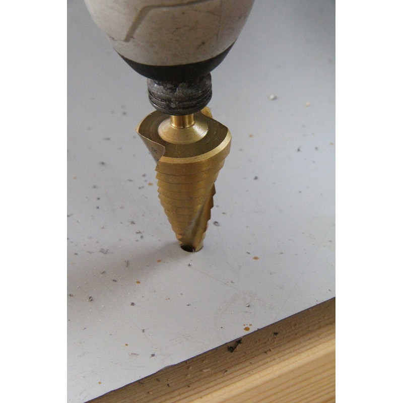 SK11 SSD-4 Hexagonal Shaft Spiral Step Drill for Stainless Steel