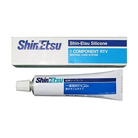 Shin-Etsu Chemicals Shin-Etsu Standard Commercial Use RTV Rubber 3.5 oz (100g) Clear KE45-100TM (Transparent)