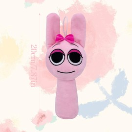 Elie&Eason Sprunki Plush with 20 Kids Tattoos, Sprunki Plushies, Sprunkies Toys Stuffed Animal Super Soft Collectible Stuffed Toy Gifts for Kids Fans