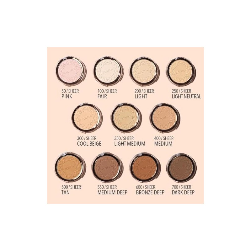 Polvo fijador impermeable Soft Focus 250 Moira Cosmetics