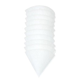 XIAQICA Pack of 10 Filters G4 Ventilation System for Exhaust Air 185 mm Compatible with All Types of Ventilation Systems Taper Filter DN 125 for Disc Valves