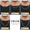 VEXXS Men's Gold Chain Flat Cut01