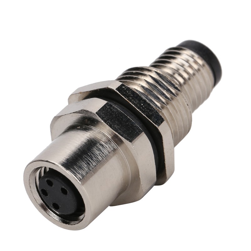 M8‑I4 Brass Industrial Connector Adapter M8 IP67 Waterproof Connector 4pin