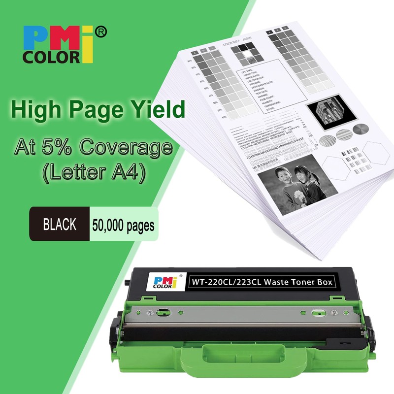 PM Colori WT-220CL Waste Toner Box Compatible for Brother WT