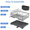 Generic Over The Sink Dish Drying Rack C Expandable Black