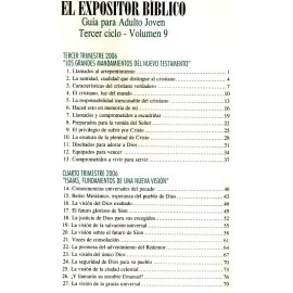 El Expositor Biblico Guia Adultos Jovenes Tercer Ciclo Vol 9 Escuela Dominical