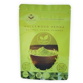 Hollywood Henna Hair Powder (Natural Henna Powder - 227g) Hair Treatment 100% Organic Henna Powder for Hair Coloring & Conditioning Chemical Cruelty Free Long Lasting Suitable for All Hair Types