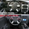 Cubierta interior de fibra de carbono para volante Dodge Challenger