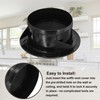 PATIKIL 5 Inch Round Air Vent Cover, Soffit Vents ABS