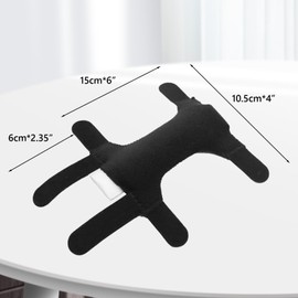 AJFHKJ-Crutches Pads,Forearm Crutches Pads,Fits Half-Cuff Crutches,Padding Crutches for Adults,Breathable & Machine Washable Crutch Covers Pads,Soft Crutches Pads Crutches Accessories,Black(Set of 2)