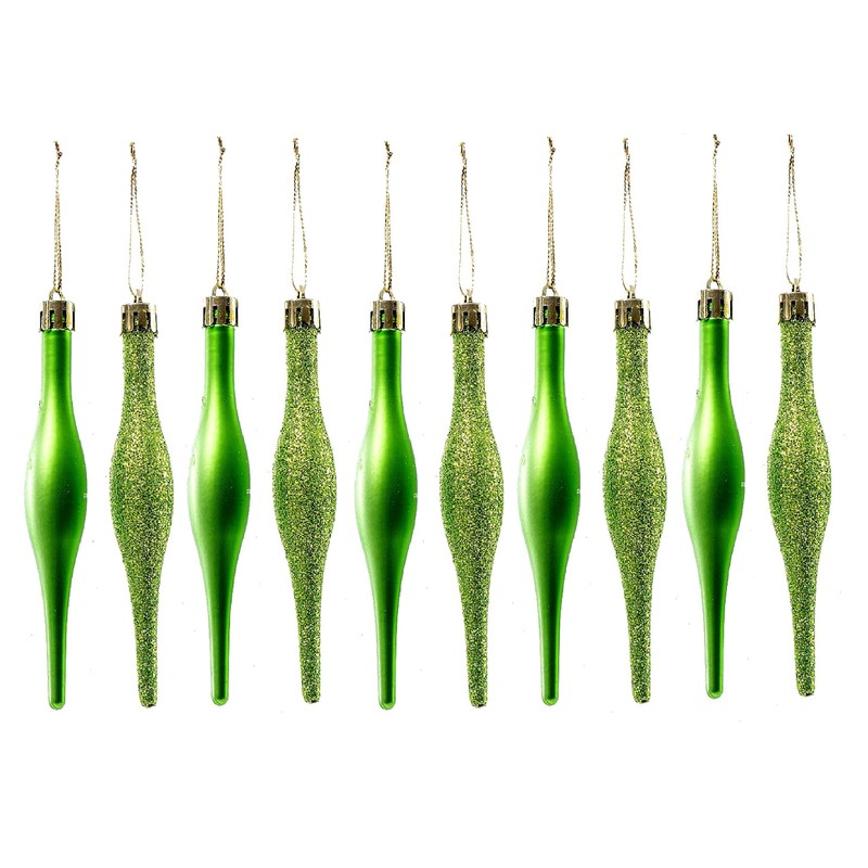 Simply Products 10 Droplet Baubles - Great Christmas Tree Decoration,