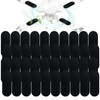 Amestar 40 Pack Ceiling Fan Filters for Blades, Black Ceiling