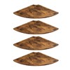 JJL Corner Shelves, 12 Inch Deep Corner Shelf Wall Mounted