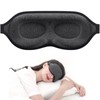 MZOO Luxury Sleep Mask for Back, Side Sleeper, Complete Light