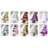 4 Pieces Plastic Tree 14.5 cm (Silver) PVC Shatterproof //