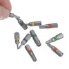 sourcing map 8 x T9 Torx Hexagonal Screwdriver Bit 1/4
