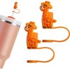 Giraffe Straw Cover for Cup Straw Cover， Cute Straw Covers