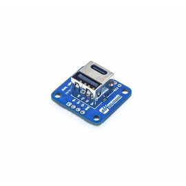 sb components Dual USB Breakout Type C and USB Type A Serial Basic Breakout Board, 4 Pins & 6 Pins PCB Converter Board