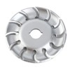 90mm 12 Tooth Polishing Disc Silver Wheel Manganese Steel Woodworking