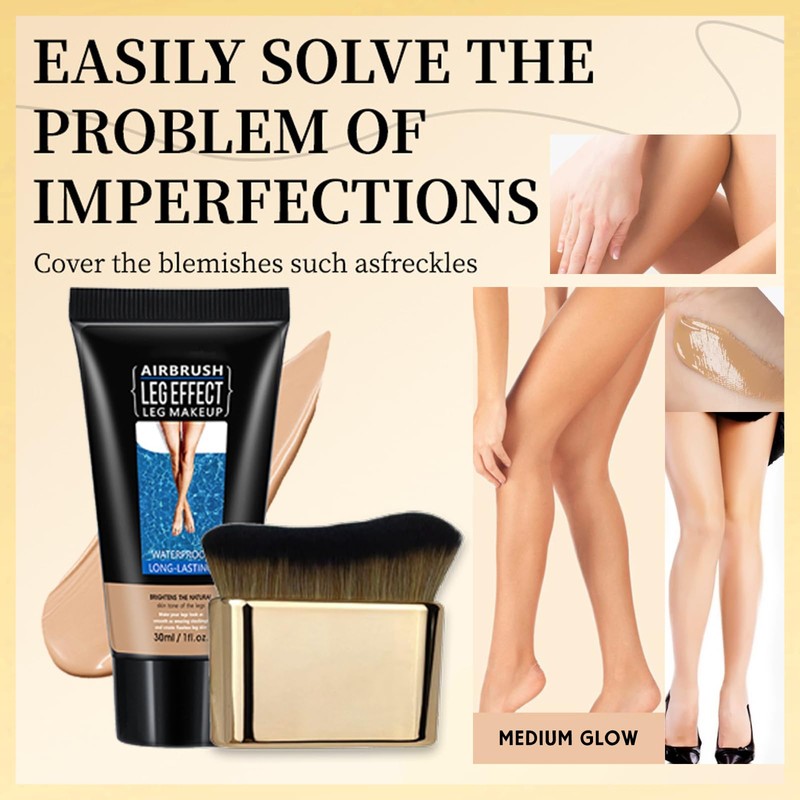 Leg Makeup Body MakeUp to Cover Veins Tanning Lotion -