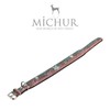 Michur Stardust Leather Dog Collar, Leather Dog Collar, Star Pattern,