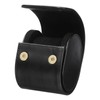 QUARKZMAN Watch Roll Travel Case Single Space Portable Leather Storage