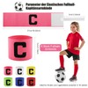 Pack of 6 Captain's Armband Children's Football Captain's Bracelet Football
