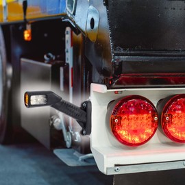 Wiltec 2 x 4 LED Side Light 12 V Square Position Light for Trailer Side Light for Truck