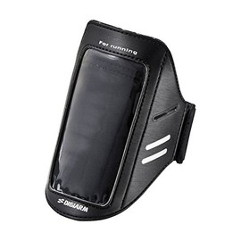 Sanwa Supply PDA-MP3C12BK General Purpose Armband Sports Case (M Size) Black