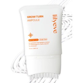 lilyeve GROWTURN Hair Growth Serum with Built-in Brush, Heartleaf-Derived Exosomes to Revitalize Hair, Hair Thickening, Hair Growth Accelerator - Korean Hair Care, 3.38 fl. oz. (Pack of 1)