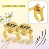 ellifam BFF Ring | Set of 2 or 3, Adjustable