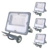 QUANS 4-Pack 20W Cool White Lensed Low Voltage LED Landscape