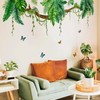 KHayRovies Tropical Palm Leaf Hanging Vine Wall Stickers Decor, Leaves