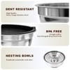 Inmorven Mixing Bowls With Lids Set, Airtight Lids, 6 piece