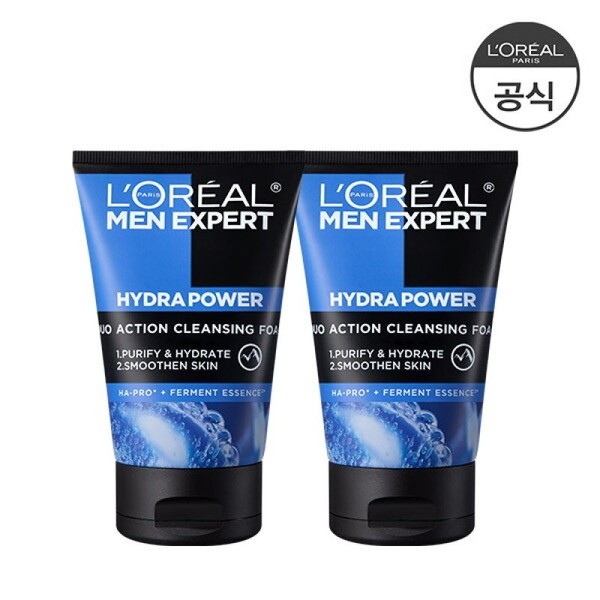 L'Oréal Paris Men Hydra Power Aqua Cleansing Foam 100ml x