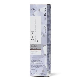 ion 4N Medium Natural Brown Hair Coloring Agent 2.05 Ounce Fade Resistant Shine