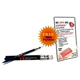 My Secret Waterproof Automatic Lip Pencil (Elegant Rose) -3/pack & FREE My Lips Are Exposed Lip Volumizer