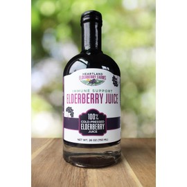 Heartland Elderberry Farms 100% Cold-Pressed Elderberry Juice