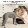 BRKURLEG Dog Recovery Suit with Legs, Leg Wound Protector Soft