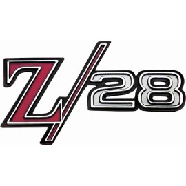 oer 1968 Camaro Z28; Front Fender Emblem; with Hardware