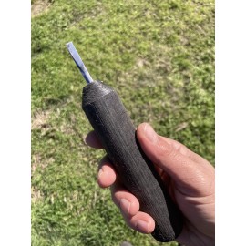 Flint Knapping tool Notcher Steel Bit 1.25” Delrin $30 Free Ship