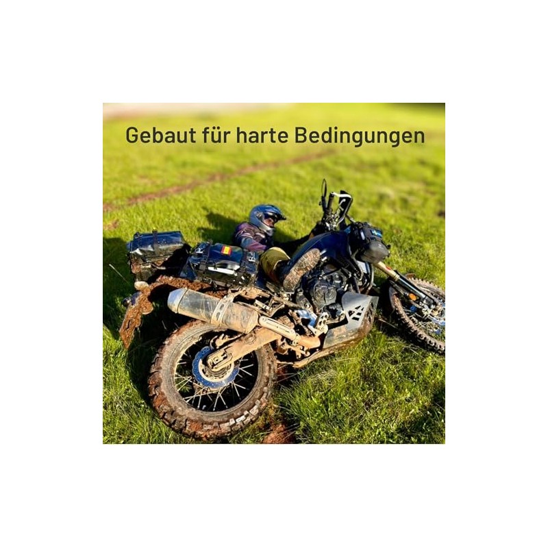 Odinsberg Ragnarök 15L 100% Waterproof Motorcycle Rear Bag - Side