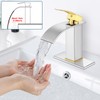 Midanya Bathroom Sink Faucet Waterfall Spout Single Handle 1 Hole