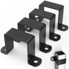 1.5"x1.5" Square Tube Strap Clamp, U shaped Steel Pipe Clamp