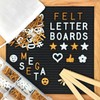 MEGA Letter Board Set with 700+ White and Gold Letters