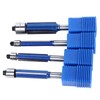 4Pcs Flush Trim Bit Set 6mm Shank Top Double Bearings